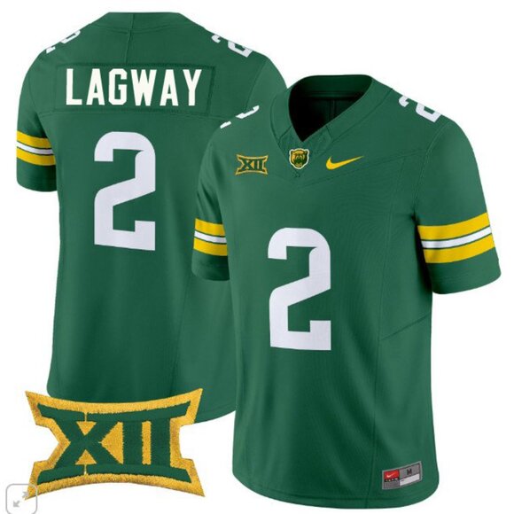 Mens Youths Size Available DJ Lagway Green Stitched Jersey Vapor